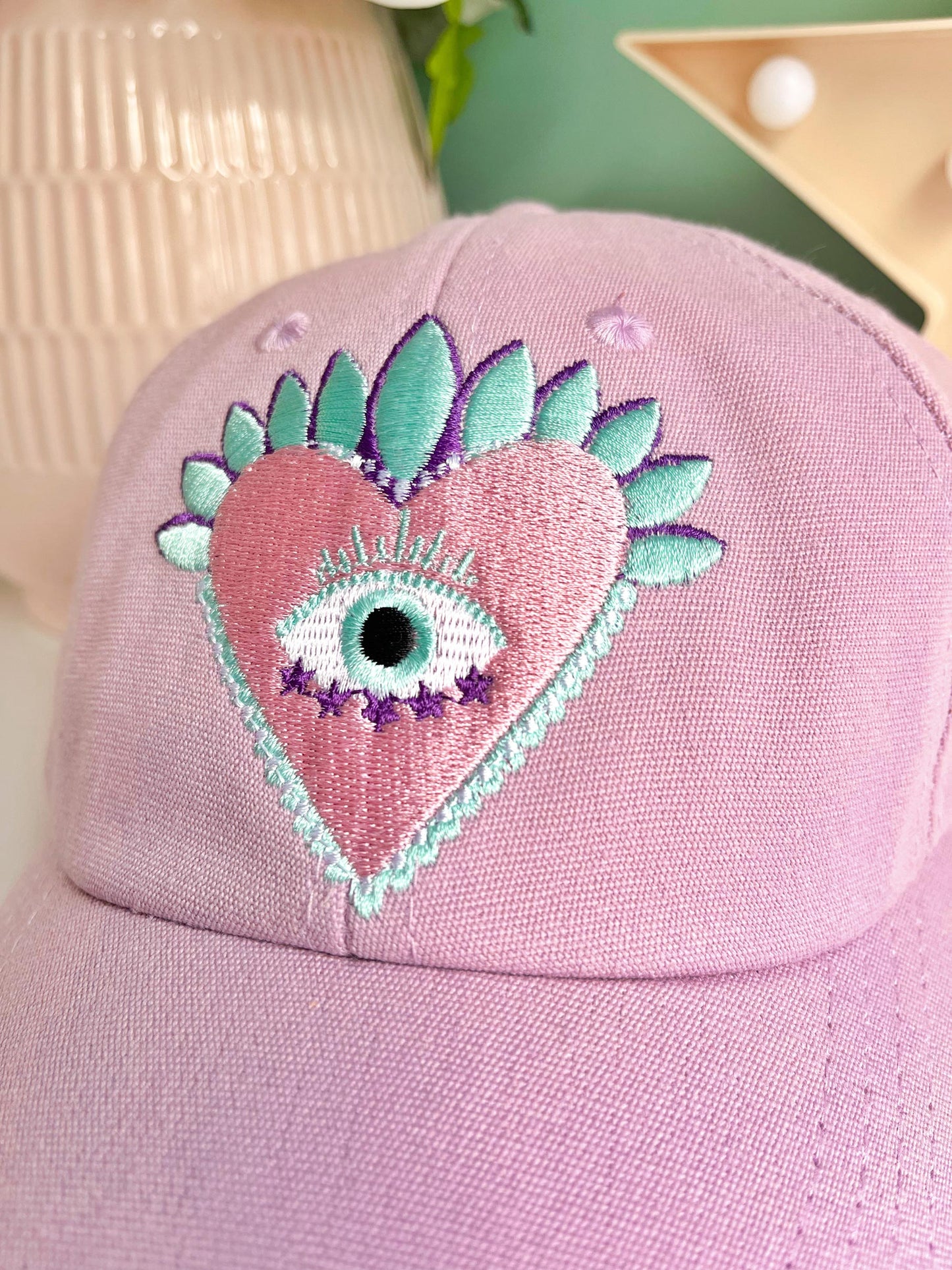 Gorra Lila Corazón