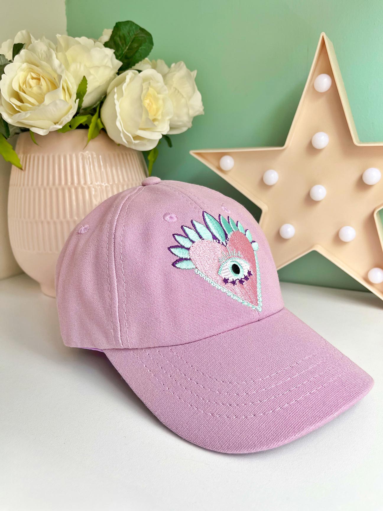 Gorra Lila Corazón