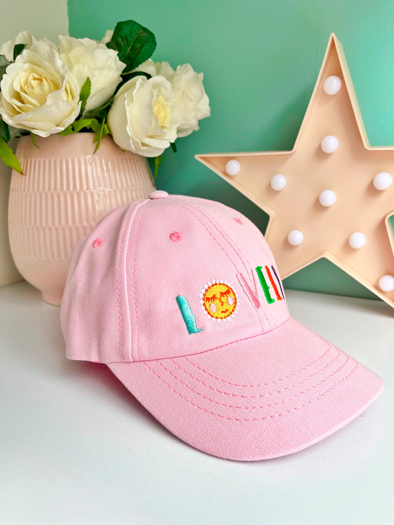 Gorra Rosa Pastel Lovely
