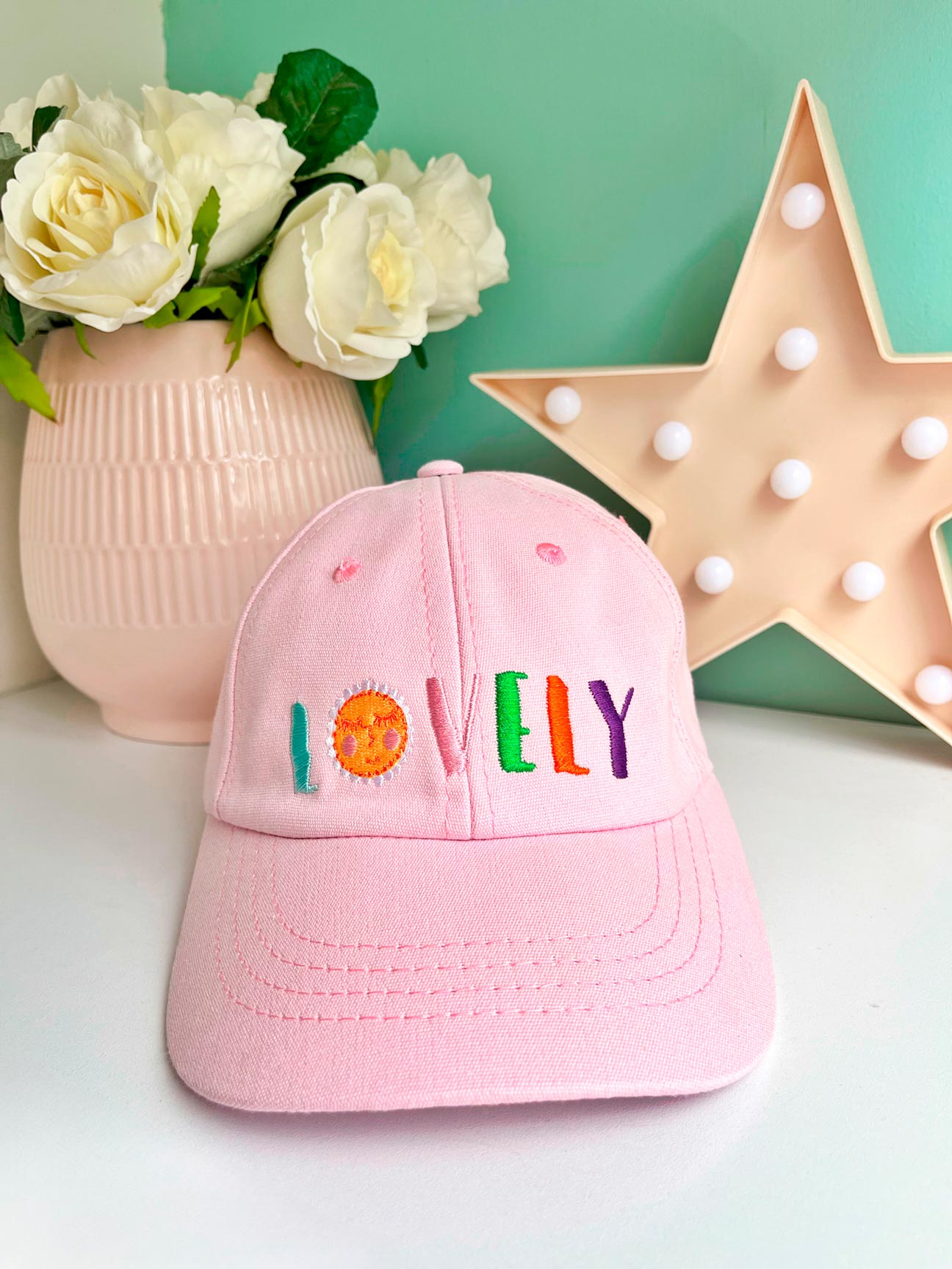 Gorra Rosa Pastel Lovely