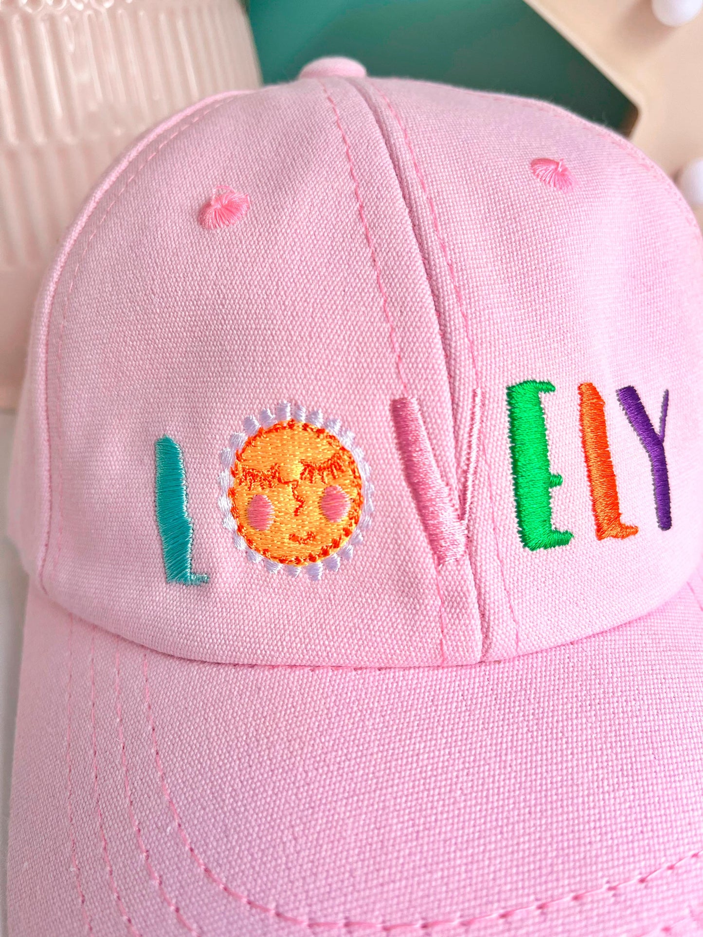 Gorra Rosa Pastel Lovely
