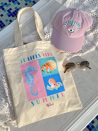 Tote Bag It Feels Like Summer