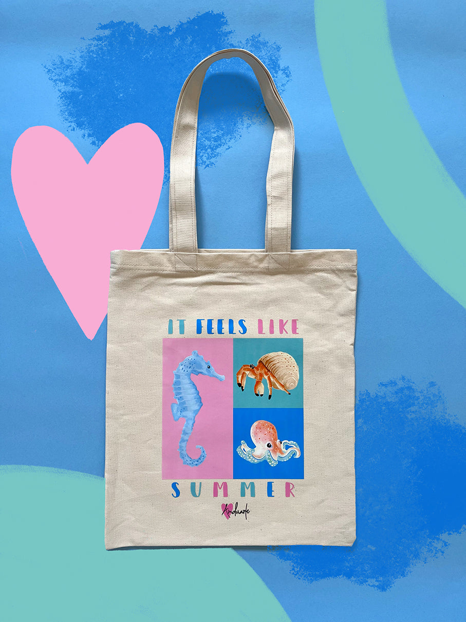 Tote Bag It Feels Like Summer