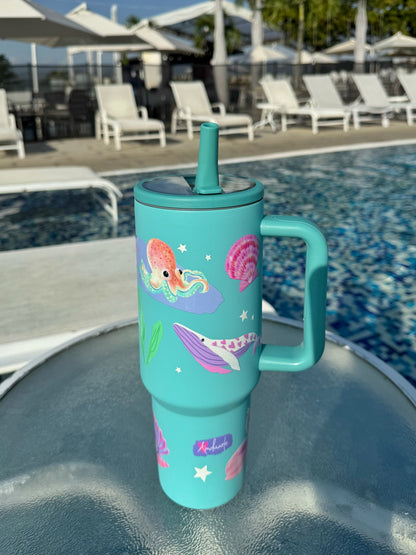 Termo tipo Stanley - Mar Aguamarina 1200 ml