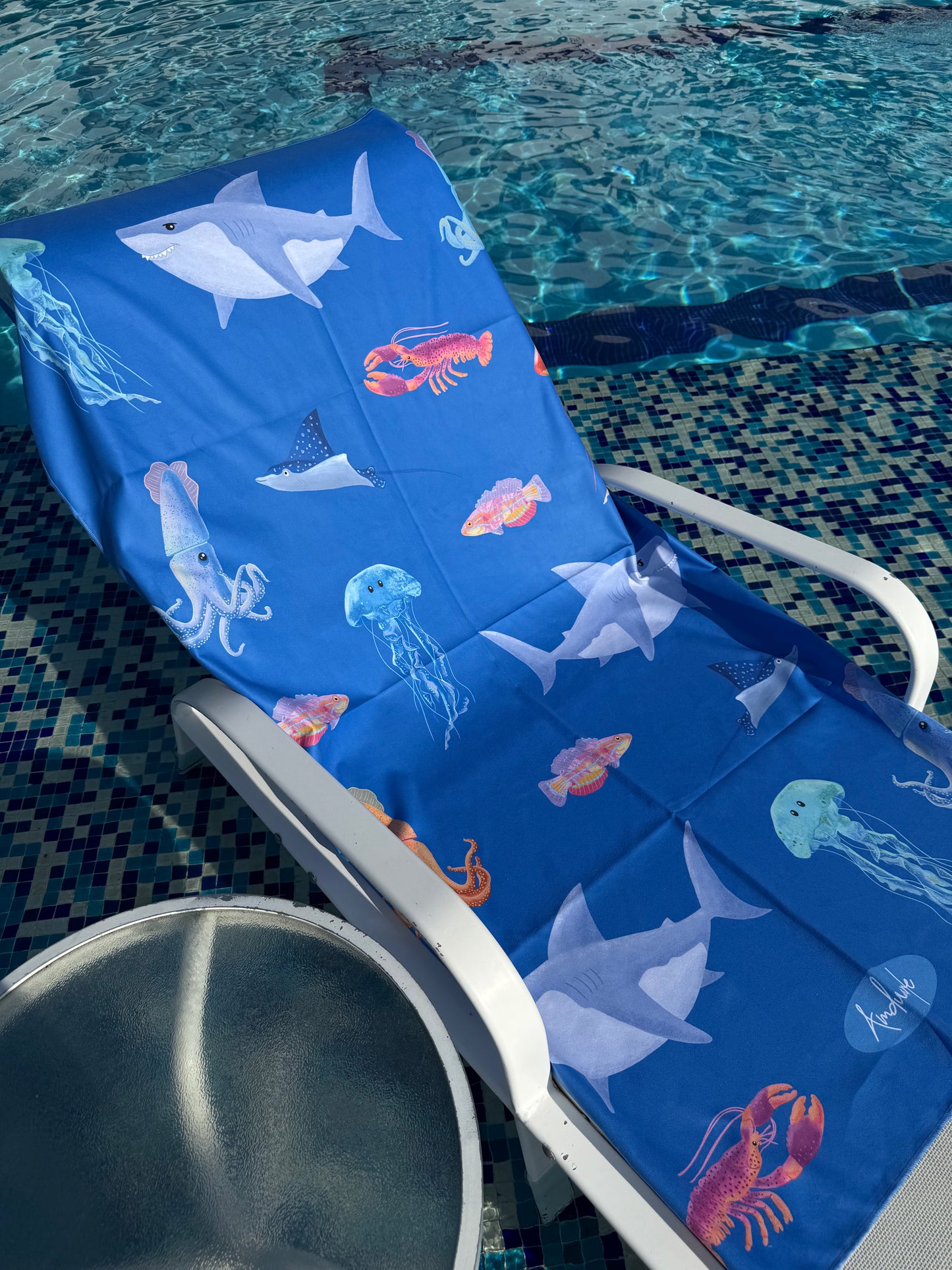 Toalla microfibra Criaturas del mar