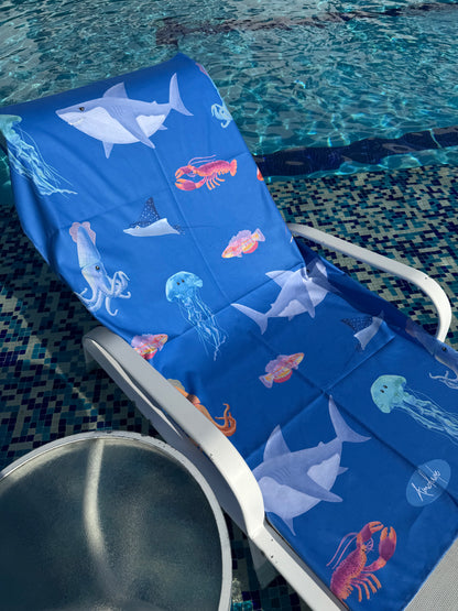 Toalla microfibra Criaturas del mar