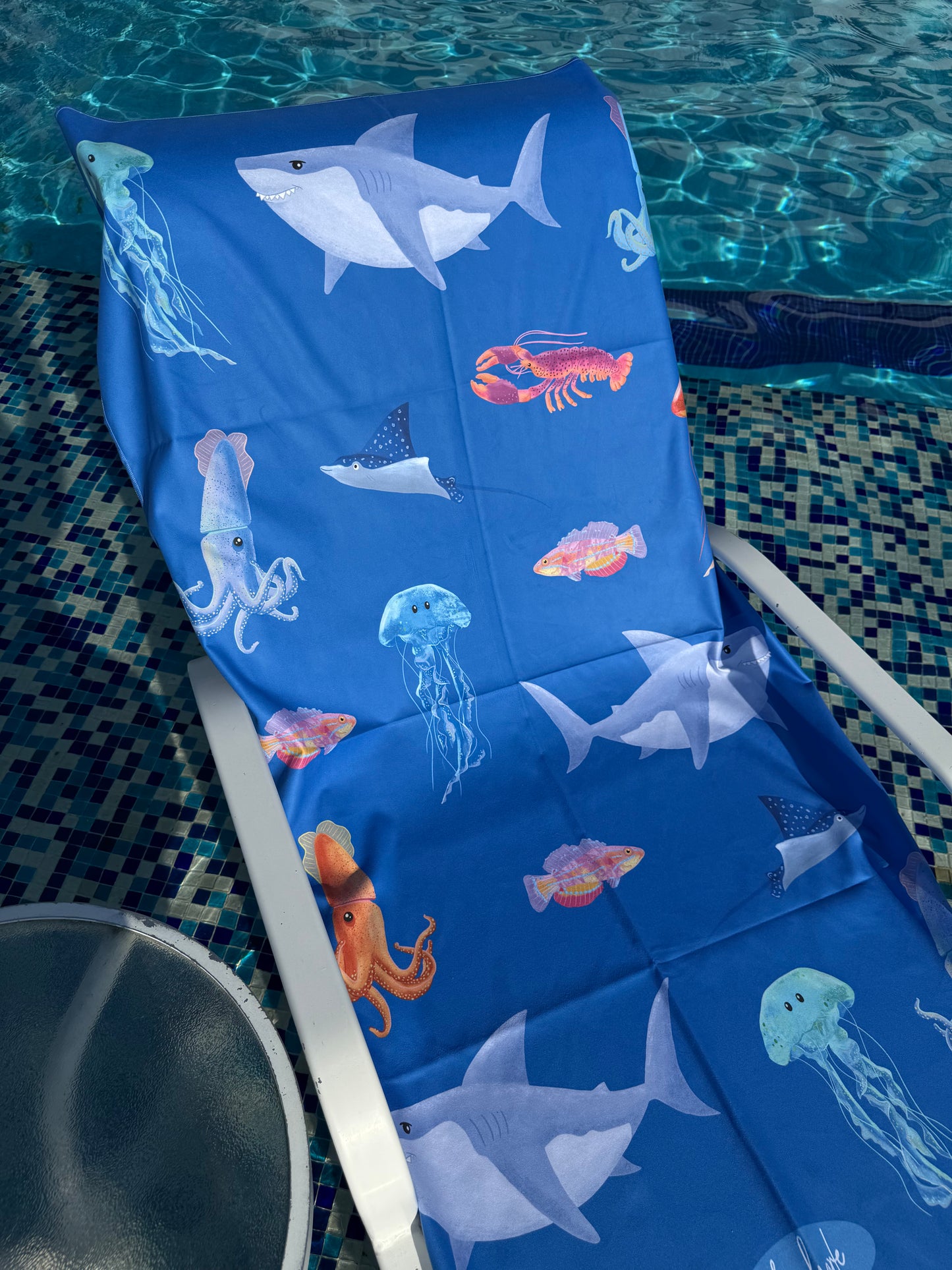 Toalla microfibra Criaturas del mar