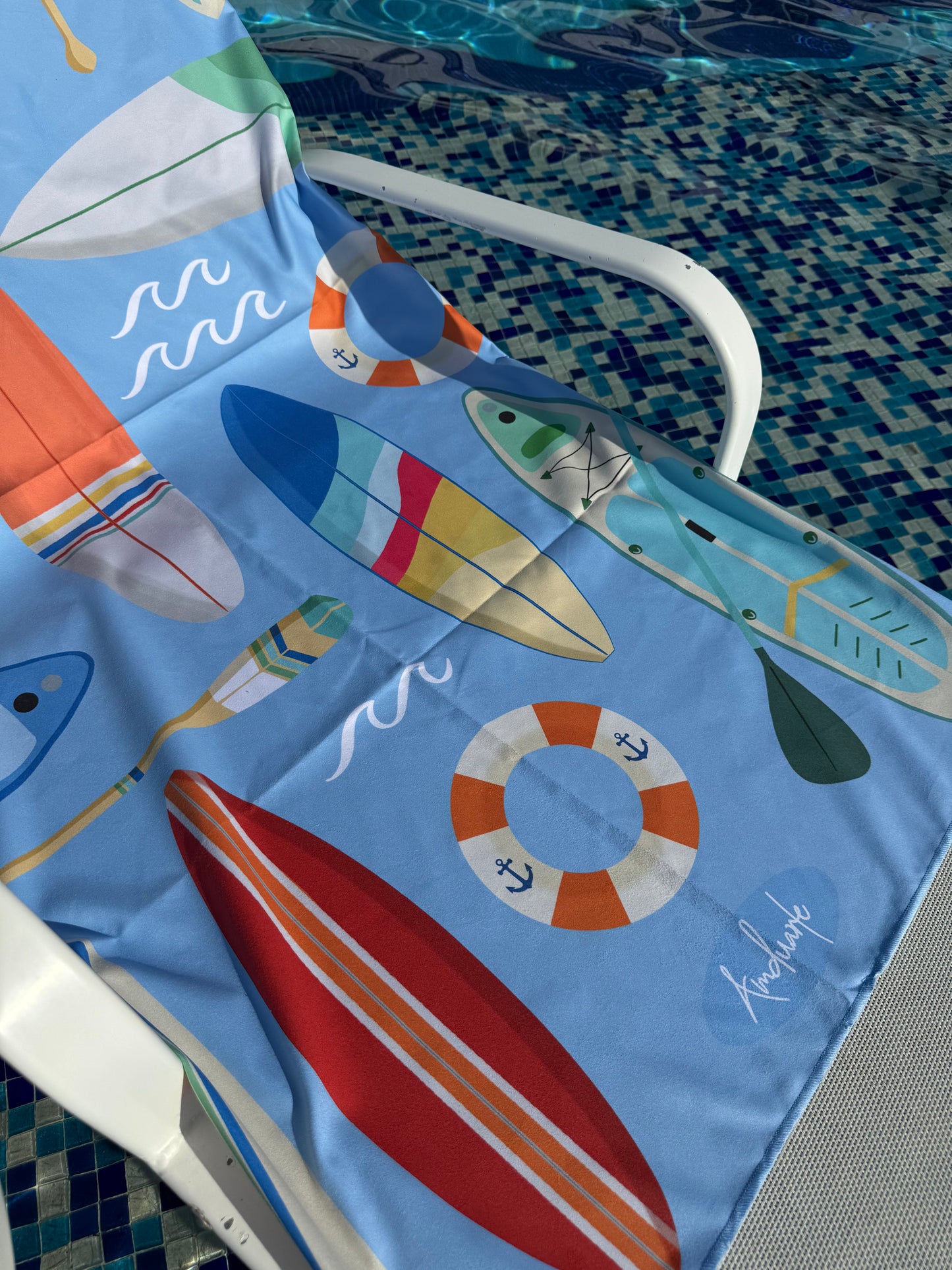 Toalla microfibra Sobre las olas