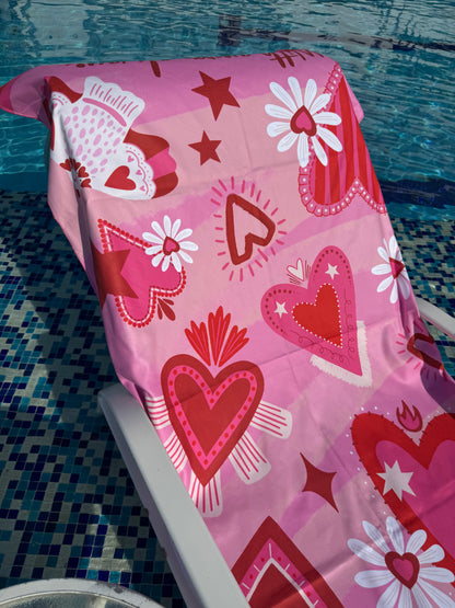 Toalla microfibra With amor always