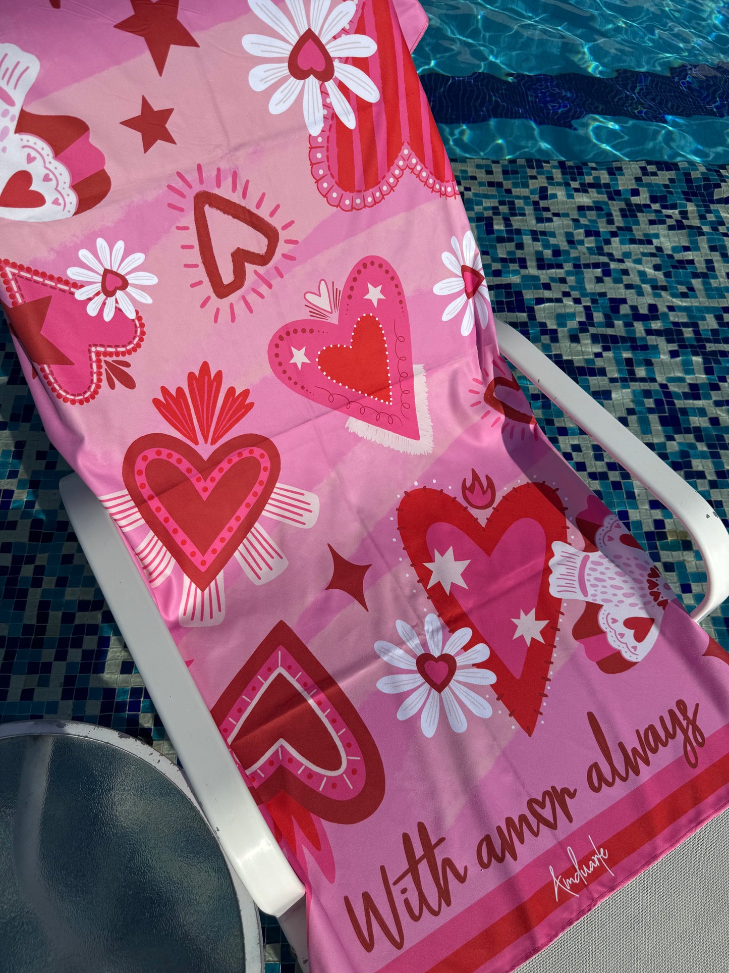 Toalla microfibra With amor always