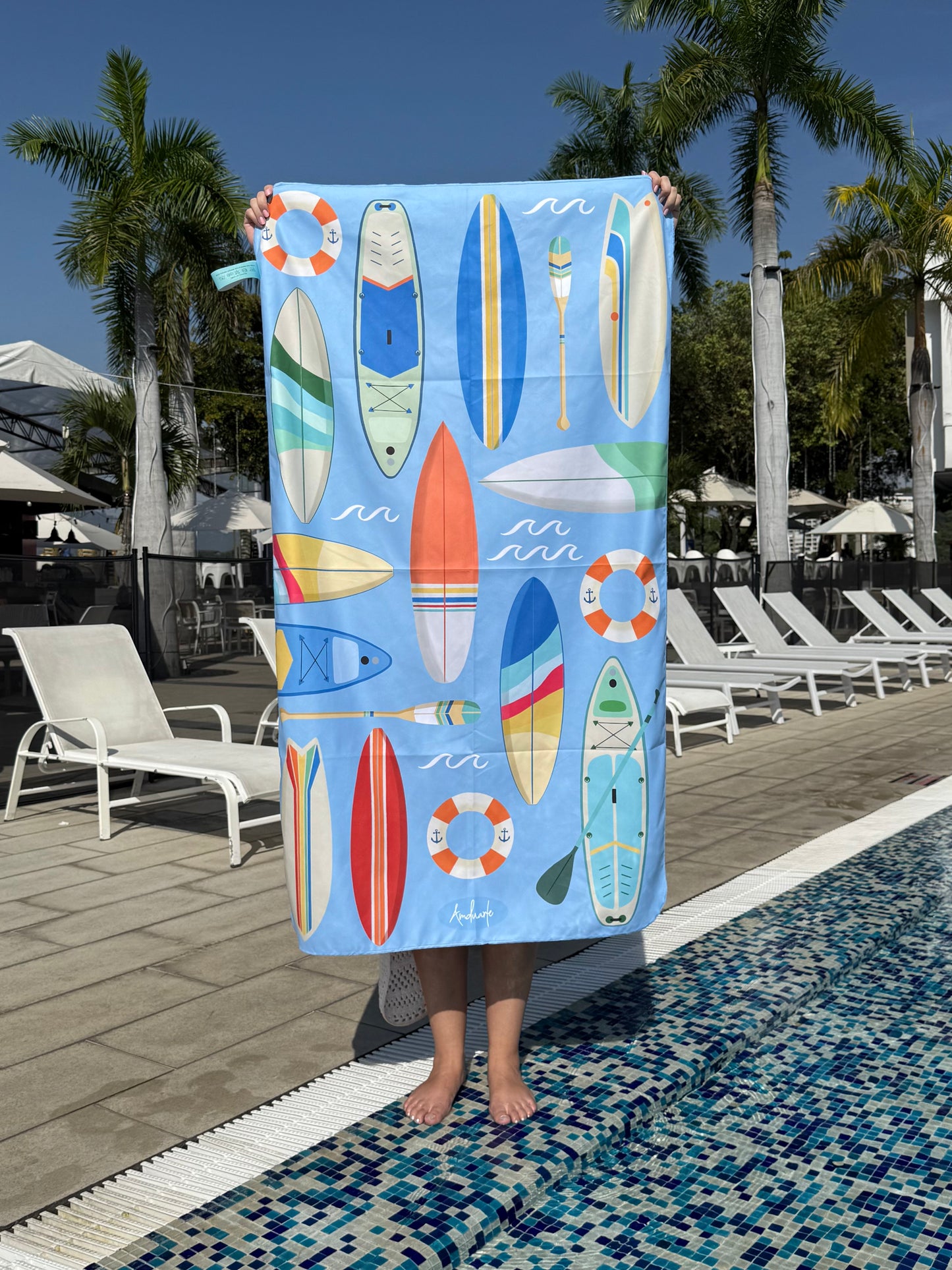 Toalla microfibra Sobre las olas