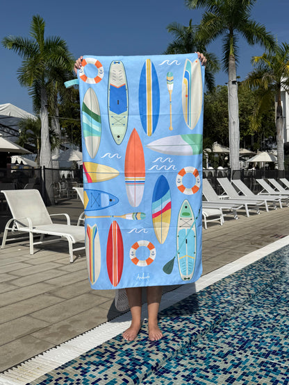 Toalla microfibra Sobre las olas