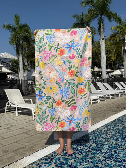 Toalla microfibra Florecer