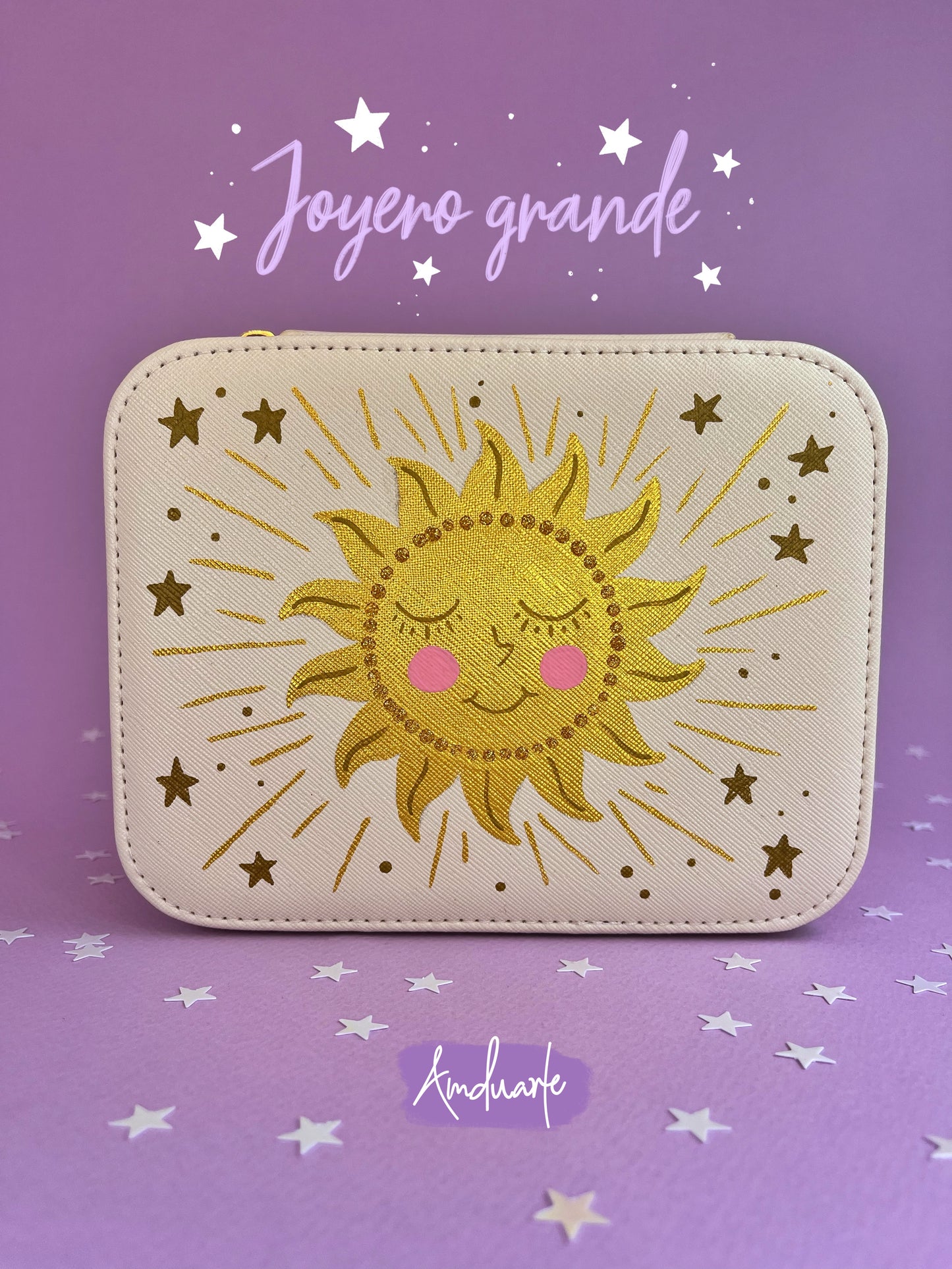 Joyero grande sol beige