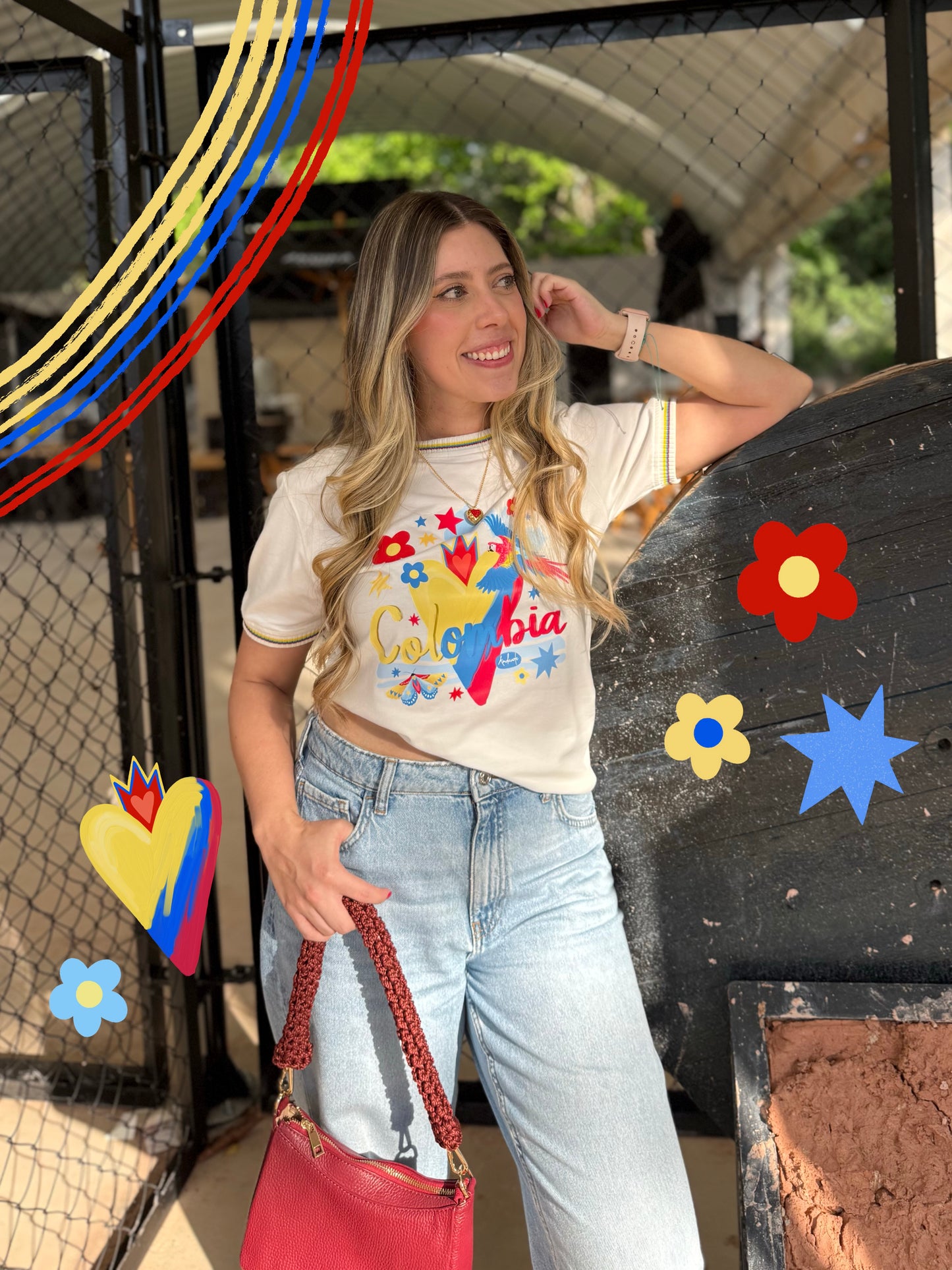 Camiseta Latido Tricolor