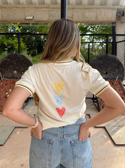 Camiseta Latido Tricolor