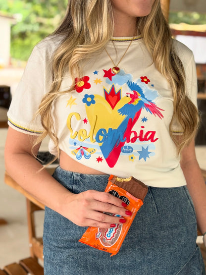 Camiseta Latido Tricolor