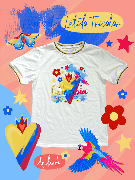 PREVENTA Camiseta Latido Tricolor