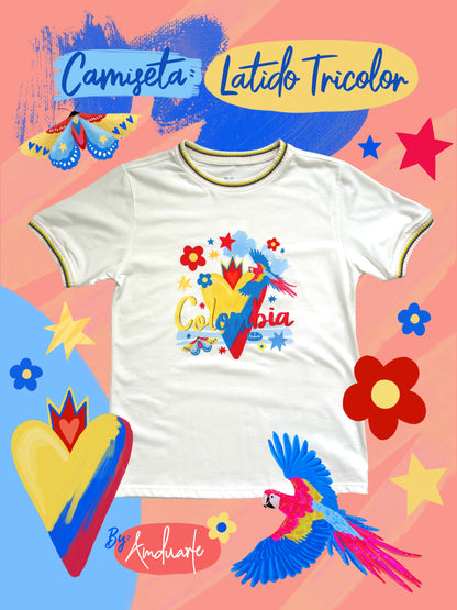 Camiseta Latido Tricolor