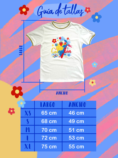 Camiseta Latido Tricolor