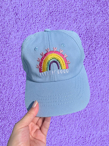 Gorra Celeste Arcoíris