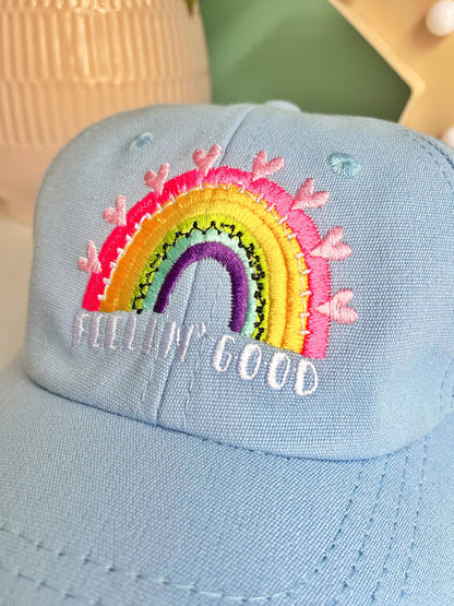 Gorra Celeste Arcoíris