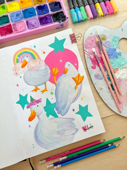 Rainbow Ducks